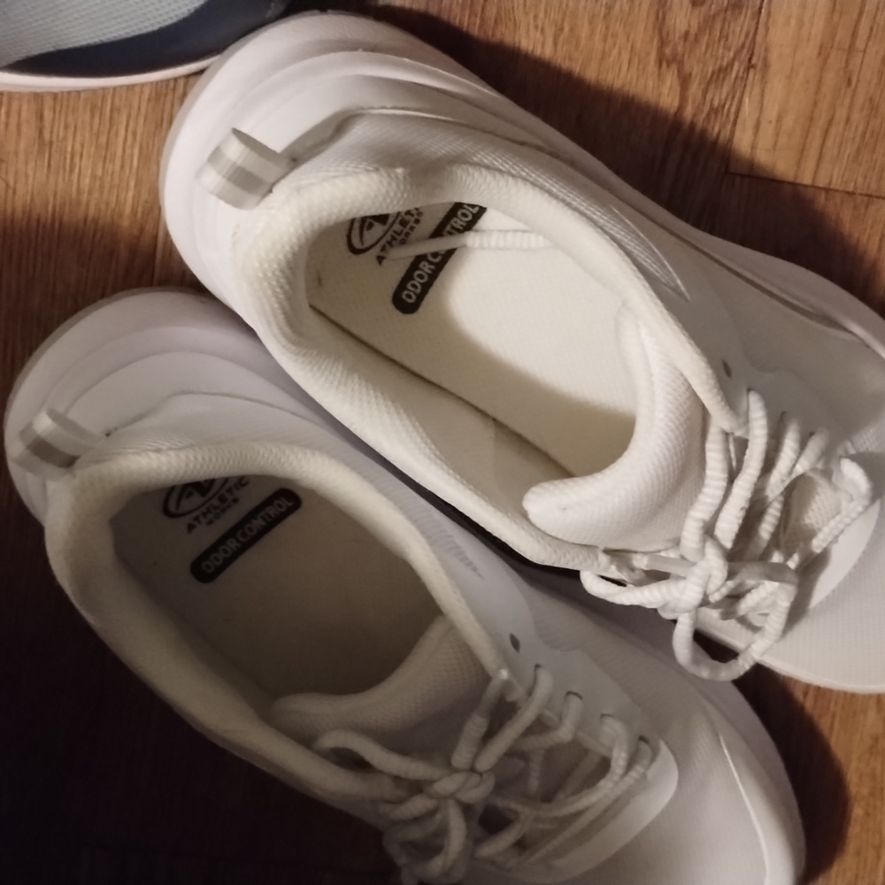 I got two pairs of tennis shoes one white and one blue - Picture 3 of 3